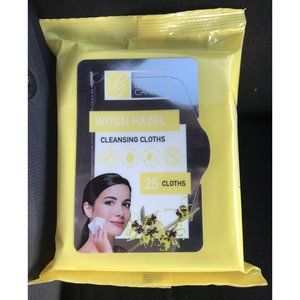 Lot Of 3 Pkg Global Beauty Care WITCH HAZEL Cleansing Cloths 30 Facial Wipes